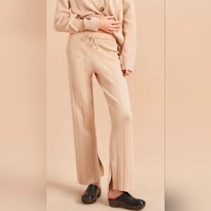 La Ligne Molly Split Cuff Cashmere Pant NWT